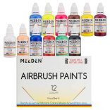 Airbrush festék - Meeden Airbrush Paints Set 12x30 ml