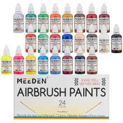 Airbrush festék - Meeden Airbrush Paints Set 24x30 ml