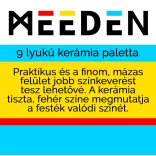 Színkeverő paletta - MEEDEN 9-Well Ceramic Artist Paint Palette