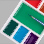 Színkeverő paletta - MEEDEN 9-Well Ceramic Artist Paint Palette