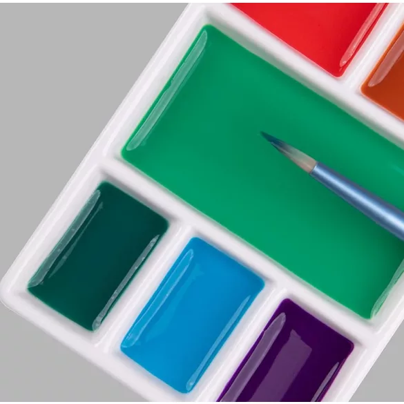 Színkeverő paletta - MEEDEN 9-Well Ceramic Artist Paint Palette