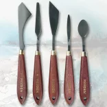 Knife Palette Set - Meeden 5 Knife Palette Set for oil, acrylic and gouache paints