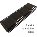 M-ART MEEDEN Akvarell szilketartó fémből - 24 félszilke vagy 12 egész szilke részére - 25 x 20 x 3,5cm - Fekete
