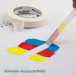 MEEDEN White Artist Acid-Free Tape - 50m x 6mm