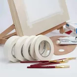 MEEDEN White Artist Acid-Free Tape - 50m x 6mm