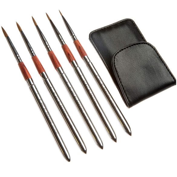 Ecsetkészlet, Utazó - MEEDEN Watercolor Paint Travel Brush Set 5pcs