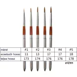 MEEDEN Watercolor Paint Travel Brush Set 5pcs