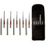 MEEDEN Watercolor Paint Travel Brush Set 5pcs