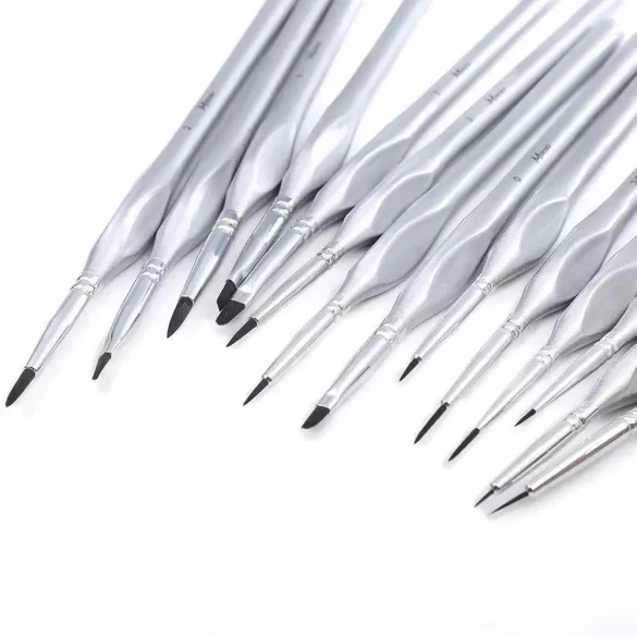 Brush Set - 15 Pcs Detail Paint Brush Set
