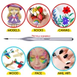 Brush Set - 15 Pcs Detail Paint Brush Set