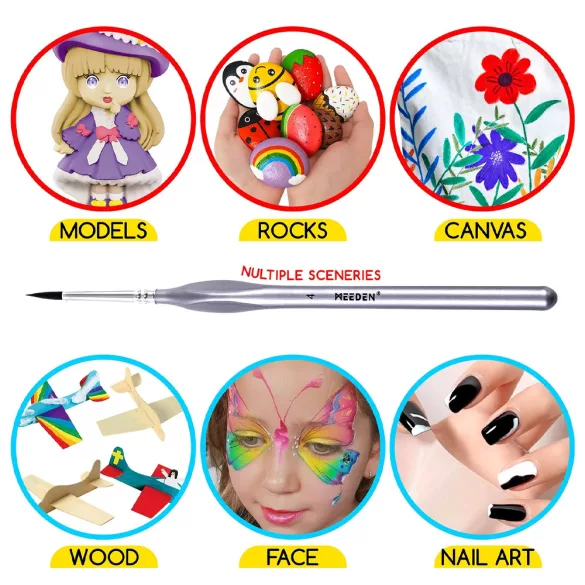 Brush Set - 15 Pcs Detail Paint Brush Set