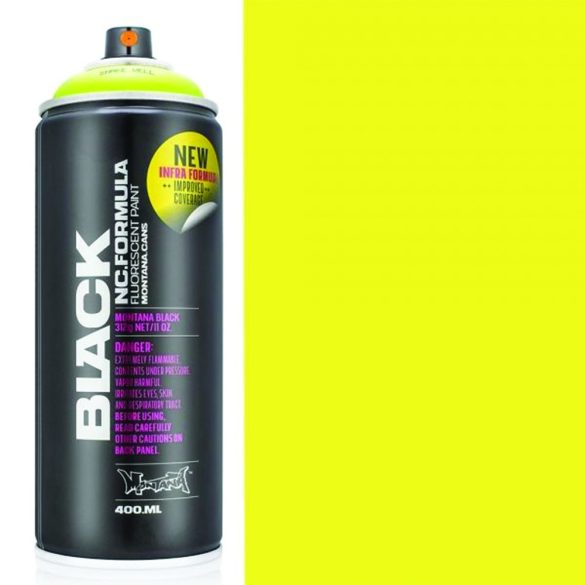 Fluoreszkáló festékszóró - Montana Black NC-Acrylic Fluorescent Graffiti spray paint 400ml