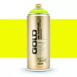 Fluoreszkáló festékszóró - Montana Gold NC-Acrylic Low-Pressure Fluorescent Color artist spray paint 400ml - FLASH YELLOW