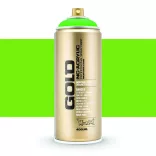 Fluoreszkáló festékszóró - Montana Gold NC-Acrylic Low-Pressure Fluorescent Color artist spray paint 400ml - ACID GREEN