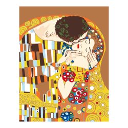   Painting by numbers - Rósa Start painting by numbers 35x45 - Kiss