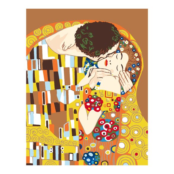 Painting by numbers - Rósa Start painting by numbers 35x45 - Kiss