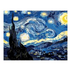   Painting by numbers - Rósa Start painting by numbers 35x45 - Starry Night