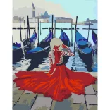 Painting by numbers - Rósa Start painting by numbers 35x45 - Embankment of Venice