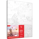 Painting by numbers - Rósa Start painting by numbers 35x45 - Balloons