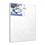 Számozott kifestő készlet vászonra 35x45 cm - Akrilfestékkel, ecsetekkel, felnőtteknek - Csodás reggel