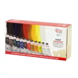 Olajfesték készlet - Rósa Gallery - 12 x 45 ml tubusos - fadobozos