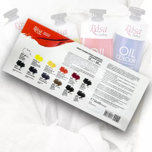 Olajfesték készlet - Rosa Gallery Oil 12*20ml