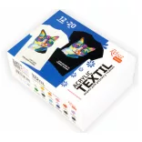 Sets of acrylic paints for textile CAT ROSA TALENT 12x20ml