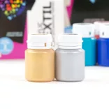 Sets of acrylic paints for textile HEART ROSA TALENT 12x20ml