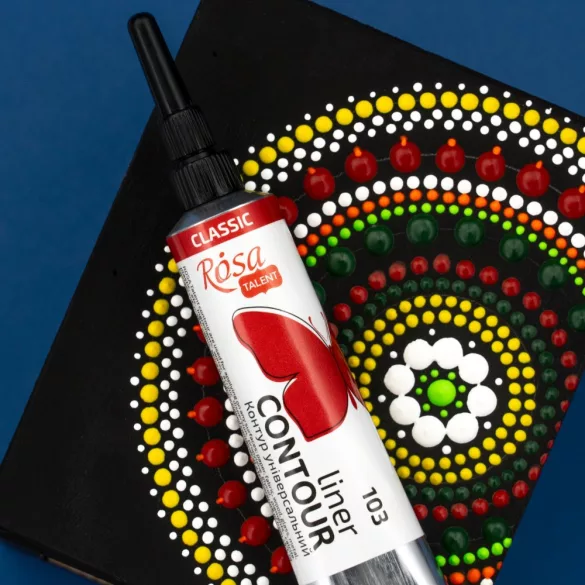 Rósa Talent Contour Liner Acrylic 20ml - Classic - 102 Yellow