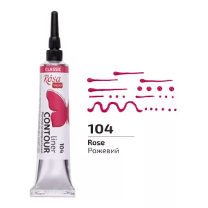 Rósa Talent Contour Liner Acrylic 20ml - Classic - 104 Pink