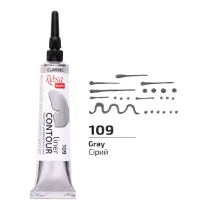 Rósa Talent Contour Liner Acrylic 20ml - Classic - 109 Grey