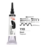 Rósa Talent Contour Liner Acrylic 20ml - Classic - 110 Black
