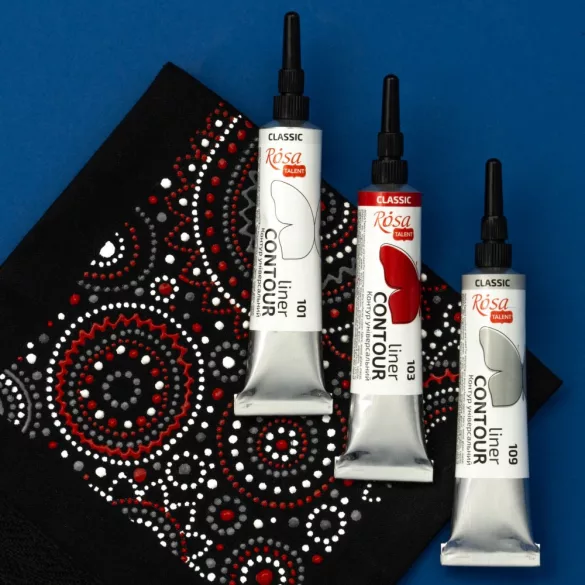 Rósa Talent Contour Liner Acrylic 20ml - Classic - 130 Fluorescent Yellow