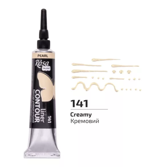 Rósa Talent Contour Liner Acrylic 20ml - Classic - 141 Pearl Creamy
