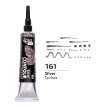 Rósa Talent Contour Liner Acrylic 20ml - Classic - 161 Glitter Silver