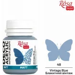 Akrilfesték - Rósa Talent Matt 20 ml - Vintage kék