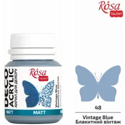 Akrilfesték - Rósa Talent Matt 20 ml - Vintage kék