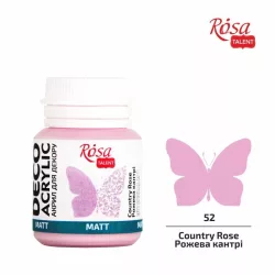 Akrilfesték - Rósa Talent Matt 20 ml - Country rózsaszín