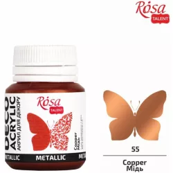 Metálszínű akrilfesték - Rósa Talent 20 ml tégelyes - Réz