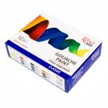 Gouache festék készlet -  Gouache paint set 12*20ml ROSA Studio Classic