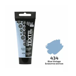   Akrilfesték textilhez, Blue Vintage, 60ml, ROSA Talent (434)