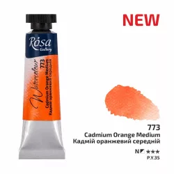   Rósa Gallery akvarell festék - tubus 10 ml - Kadmium narancs médium 773    