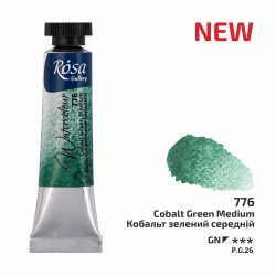   Rósa Gallery akvarell festék - tubus 10 ml - Kobaltzöld 776    