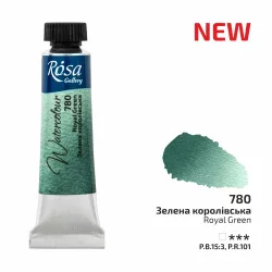   Rósa Gallery akvarell festék - tubus 10 ml - Királyzöld 780    