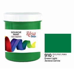   Gouache festék színenként, tégelyes - ROSA Studio Gouache paint 100ml - Green Light / Világoszöld