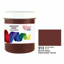   Gouache festék színenként, tégelyes - ROSA Studio Gouache paint 100ml - Sötétbarna