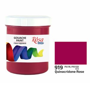 Gouache festék színenként, tégelyes - ROSA Studio Gouache paint 100ml - Quinacridone Rose / Kinakridon Rózsa