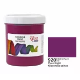 Gouache festék színenként, tégelyes - ROSA Studio Gouache paint 100ml - Violet Light / Világoslila