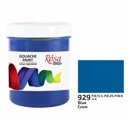   Gouache festék színenként, tégelyes - ROSA Studio Gouache paint 100ml - Blue / Kék