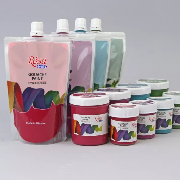 Gouache festék színenként, tégelyes - ROSA Studio Gouache paint 100ml - Blue / Kék